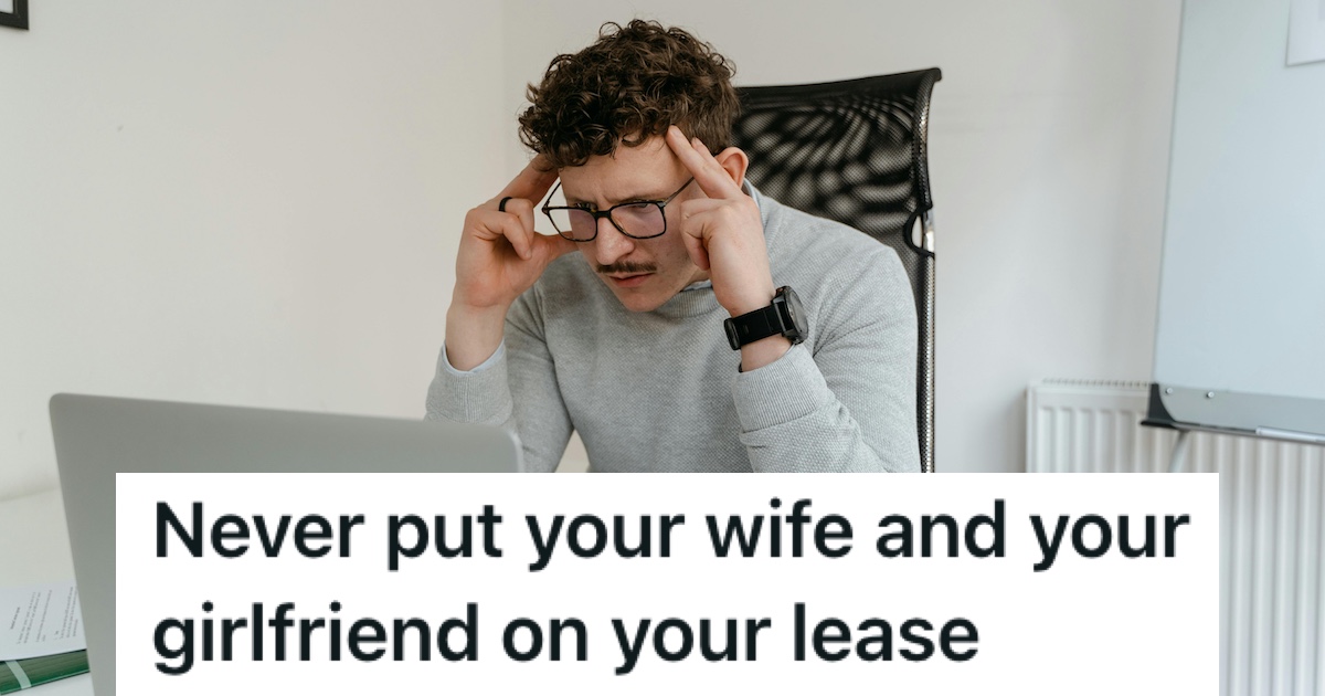 A guy at a laptop with his head in his hands