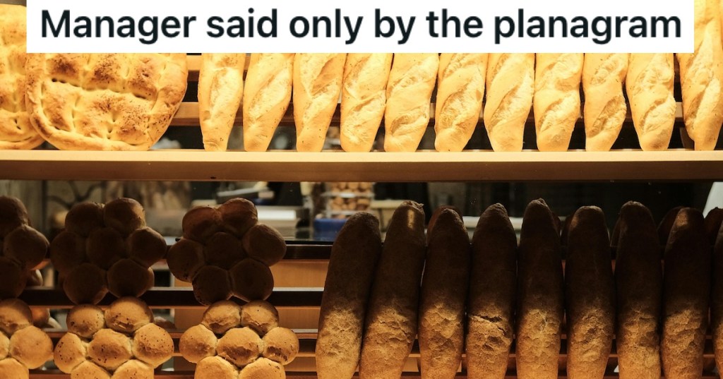 A bakery display cabinet
