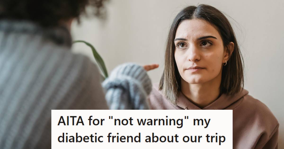 Woman getting reprimanded by her friend over their recent trip