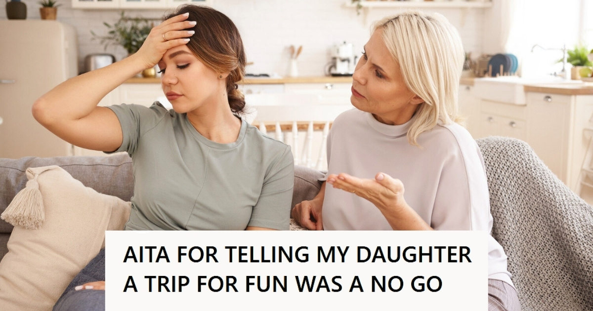 Mom arguing with adult daughter
