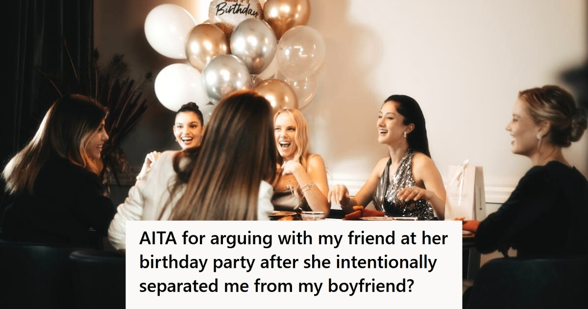 Women celebrating birthday party