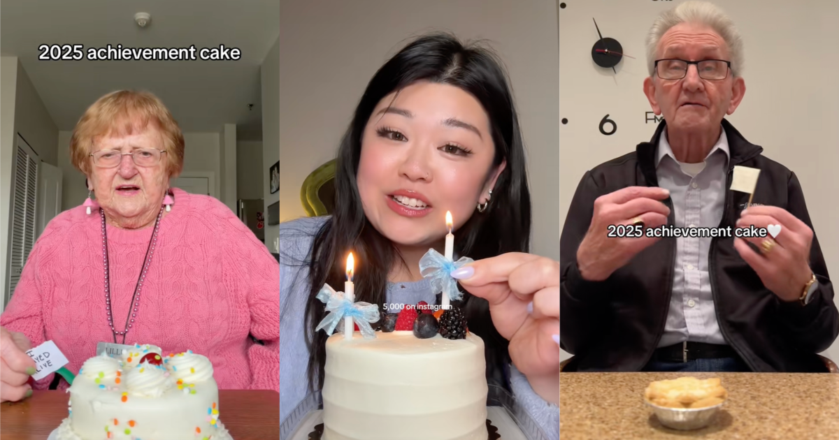 I didn’t expire. I’m excited for next year. Achievement Cakes Are A Popular Way For People To Congratulate Themselves On TikTok people making achievement cakes