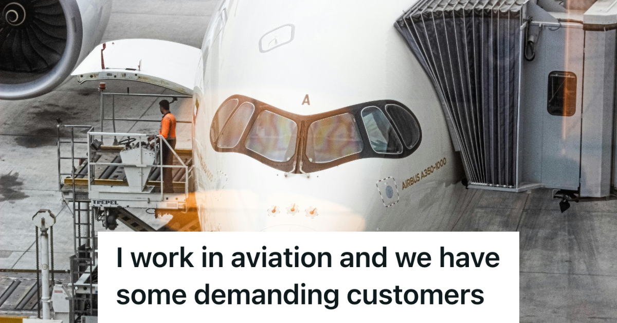 Aviation Tech Was Tired Of Customers Demand For Free Labor, So Every Quick Cleaning Request Turned Into A $120 Invoice airplane maintenance worker