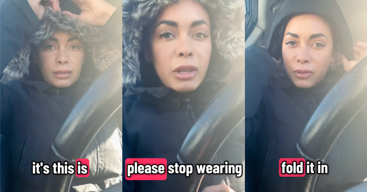 woman talking to tiktokkers