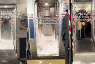 ‘Survival mode on the literal Polar Express.’ – The Doors Of An Amtrak Train From New York To Boston Were Frozen Open During A Winter Storm