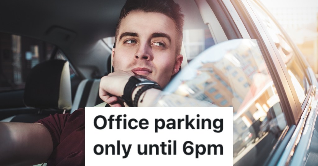 man sitting in a car