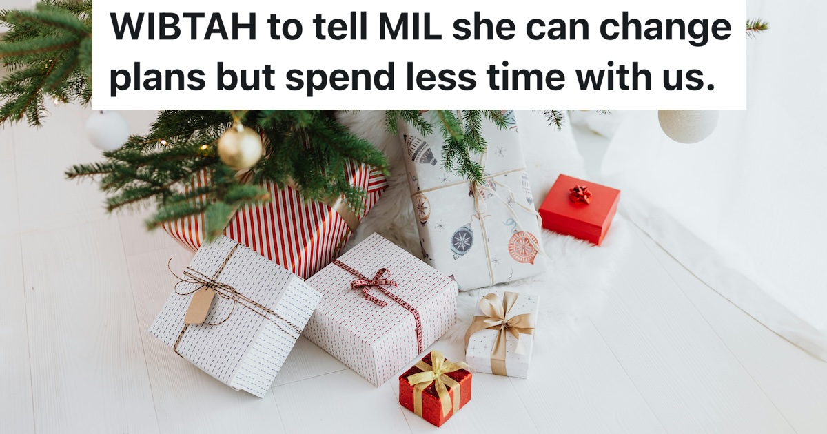 Mother in Law Changed Christmas Morning Plans Without Asking, So Her Daughter in Law Is Considering Spending Less Time With Her christmas tree with presents underneath