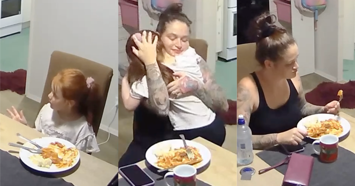 woman with her daughter