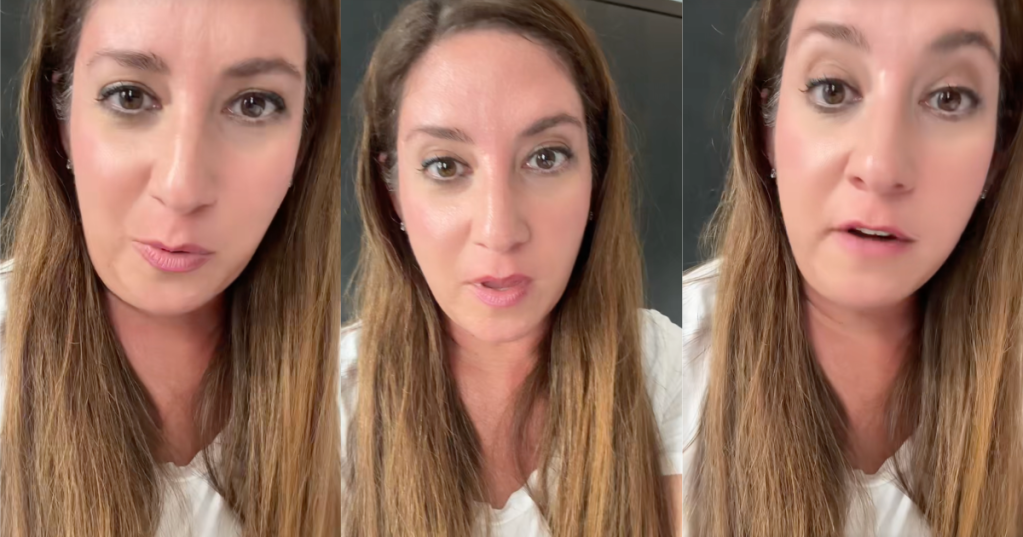 woman talking to tiktokkers