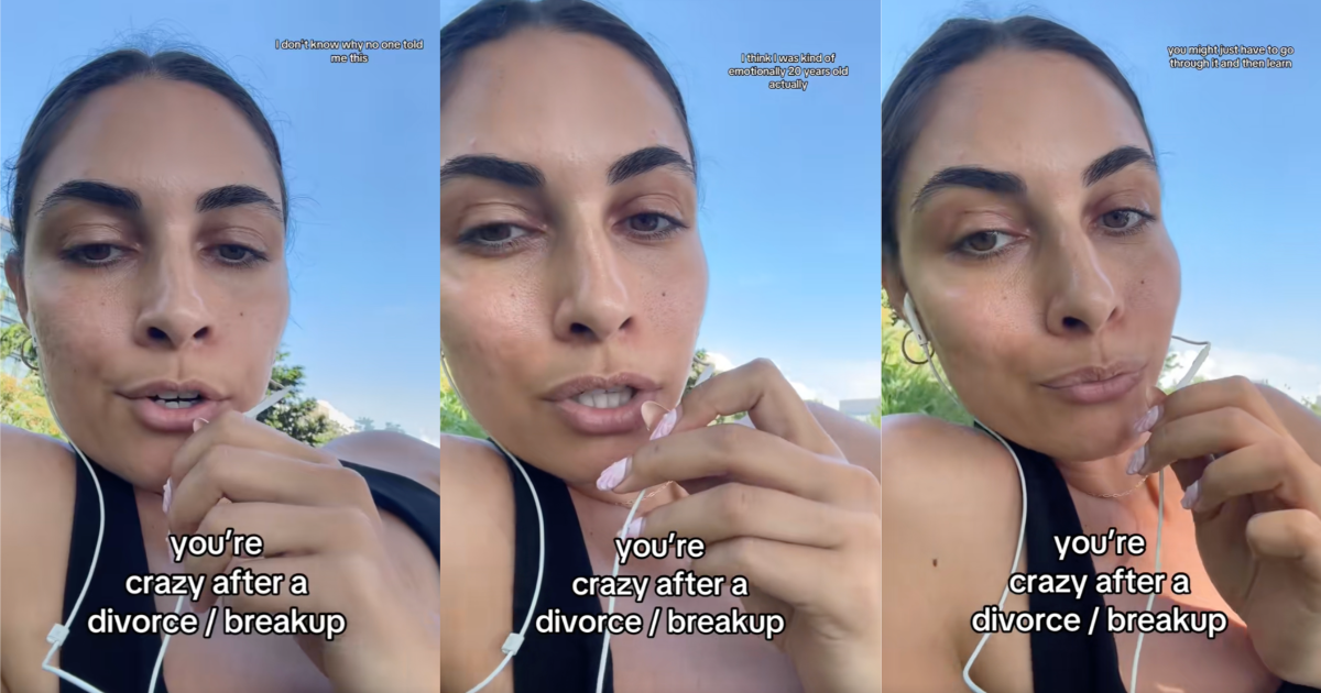 woman talking about dating