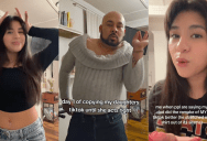 A Dad Recreated His Teenage Daughter’s Dance Videos In Hilarious Fashion. – ‘He stretched my shirt out of its seams.’
