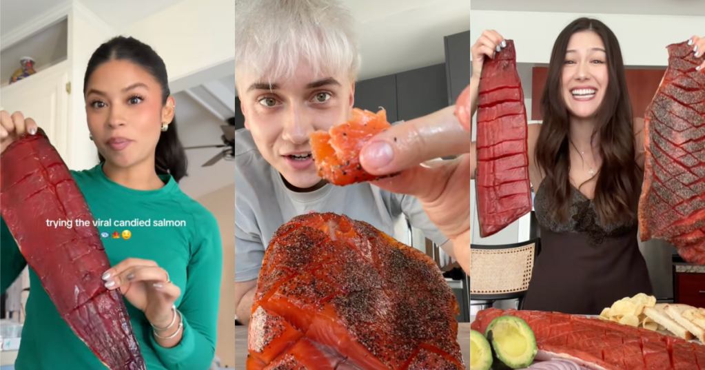 people talking about salmon