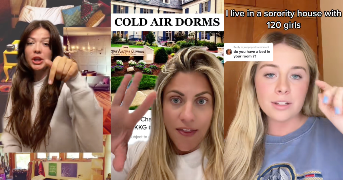 students talking about cold dorms