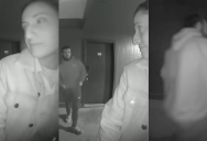 A Doorbell Camera Captured A Creepy Encounter A Woman Had With A Stranger