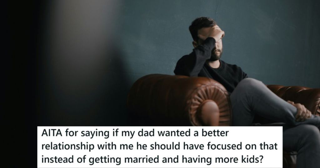 Upset father in therapy