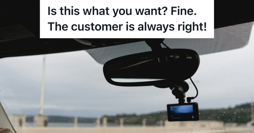 dash cam inside car