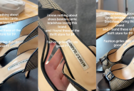 ‘Fashion girlies, did I do good?’ – A Shopper Scored Big At A Thrift Store After She Found An Expensive Pair Of Shoes For Only $9