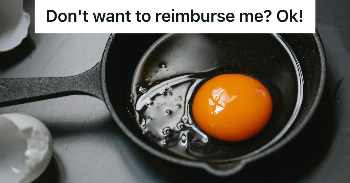 HR Refused To Reimburse A Chefs Cheap Egg Pan, So Their Omelettes Got Bigger And Their Food Costs Did Too egg frying in pan