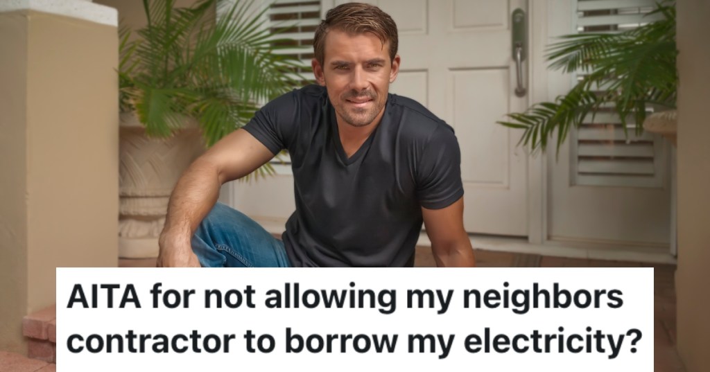 man on his front porch