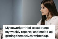 Meticulous Office Worker Noticed Her Work Was Being Sabotaged, So She Tracked The Edits And HR Caught A Jealous Coworker Red Handed