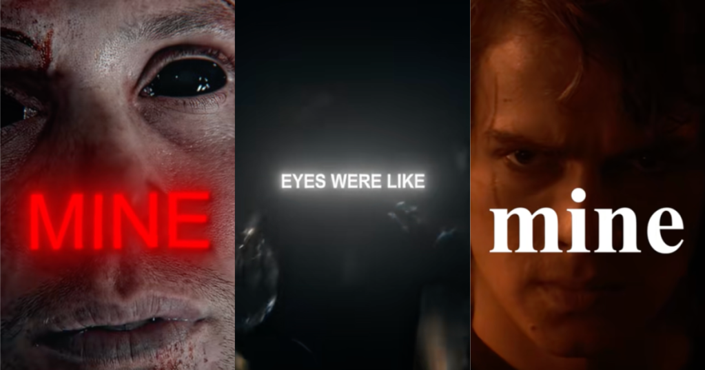 close up photos of eyes