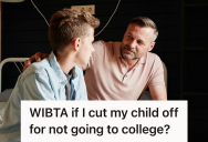 Father Tried To Force His Son Into Accepting Ivy League College Offers, But When He Wanted To Pursue Scuba Diving, The Family Was Split Over What Success Really Means
