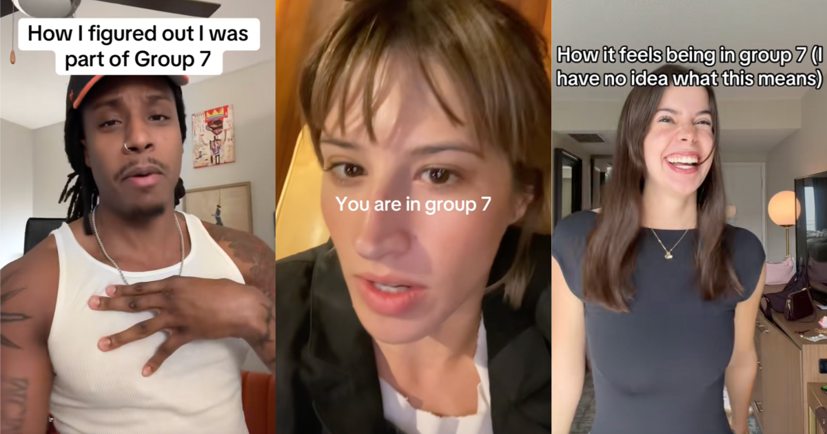 This has been bestowed upon the real ones and not the fakes. The Group 7 Fad Has All Kinds Of Folks Sounding Off On TikTok people talking about group 7