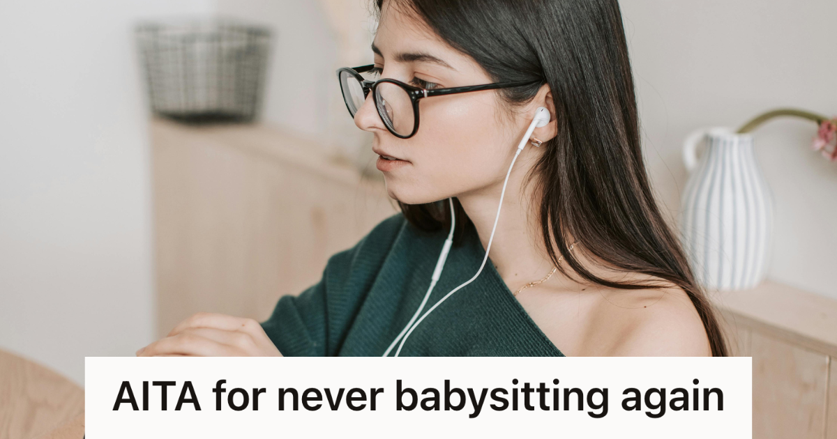 girl in green shirt staring into space
