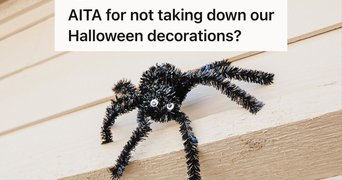 halloween spider decoration