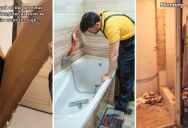 ‘1930s houses really said: plot twist.’ – While Renovating Their Home, This Couple Found A Door Hidden Behind The Drywall, And Then They Saw Where It Led