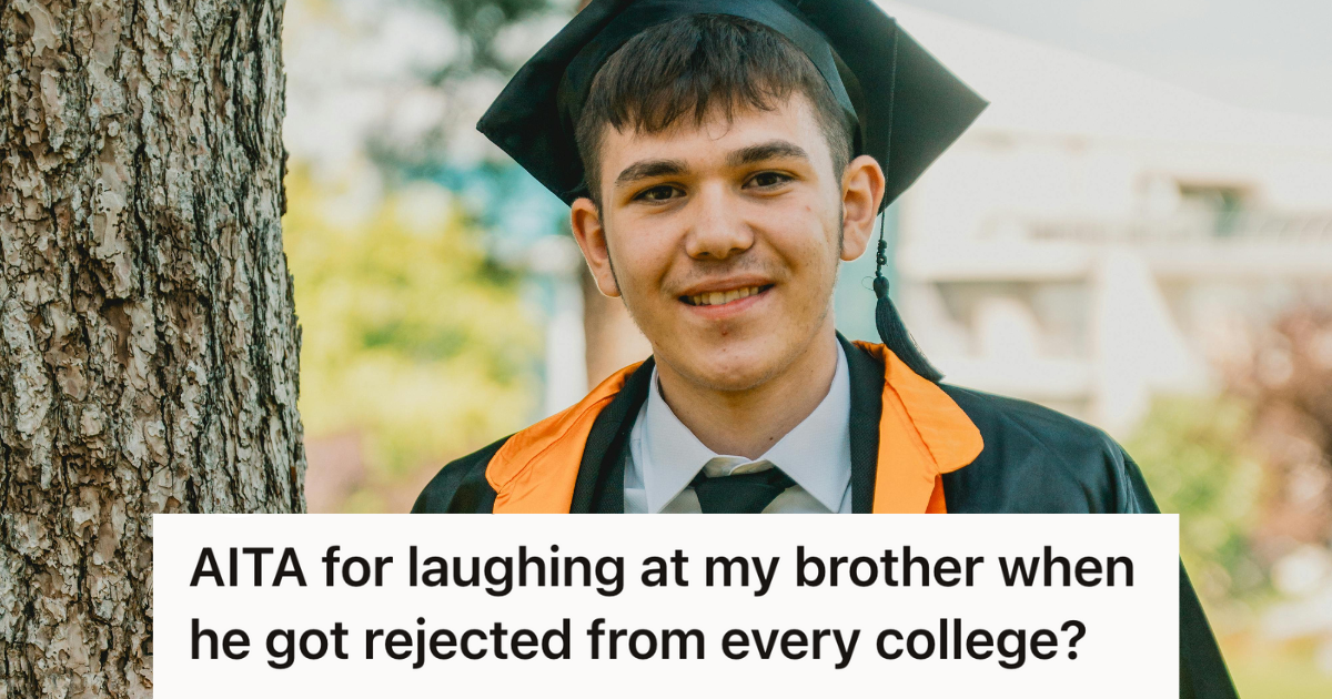 high school student in cap and gown