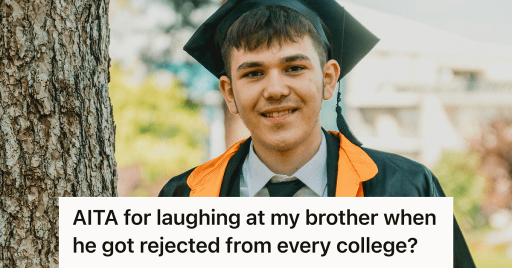 high school student in cap and gown