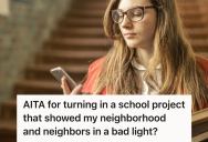 Student Recorded Everyday Street Life For A Class Project, But When She Inadvertently Captured The Neighbors’ Problematic Behavior, She Got Sent To The Principal’s Office