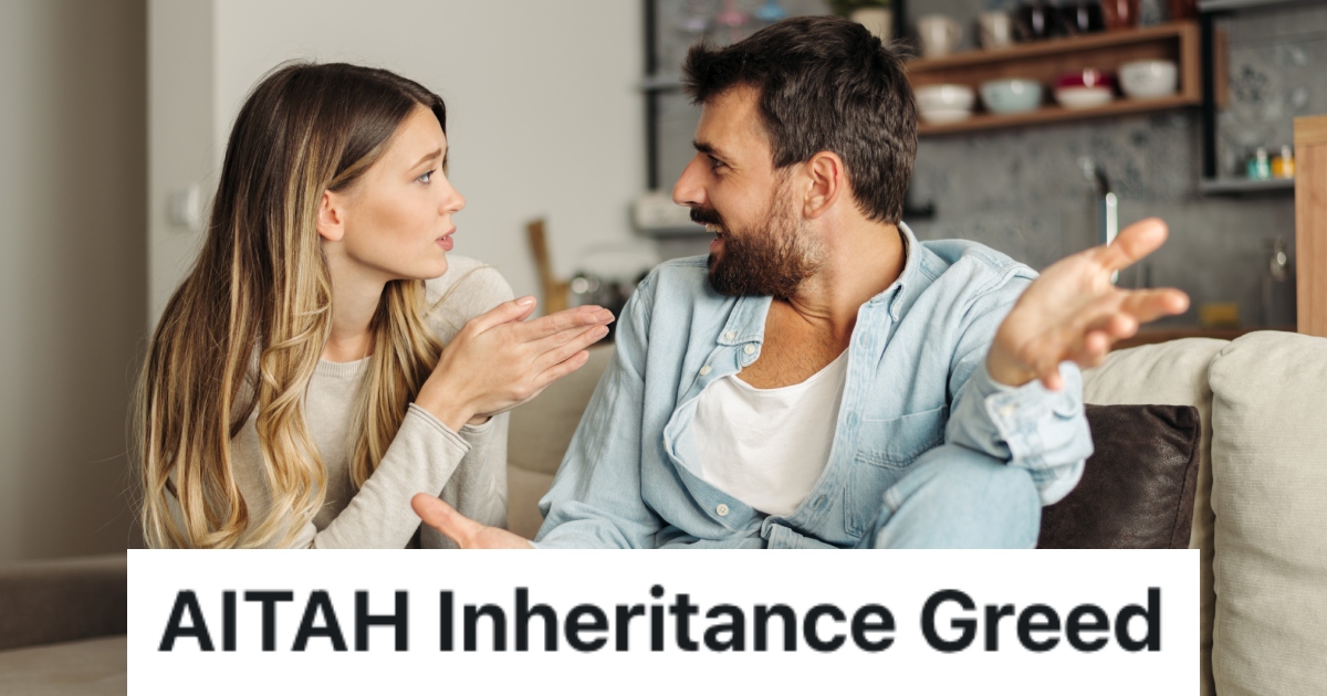 A Husband Wants To Sell The House His Wife Inherited For A More Secure Future, But She Thinks Hes Being Greedy man arguing with his wife