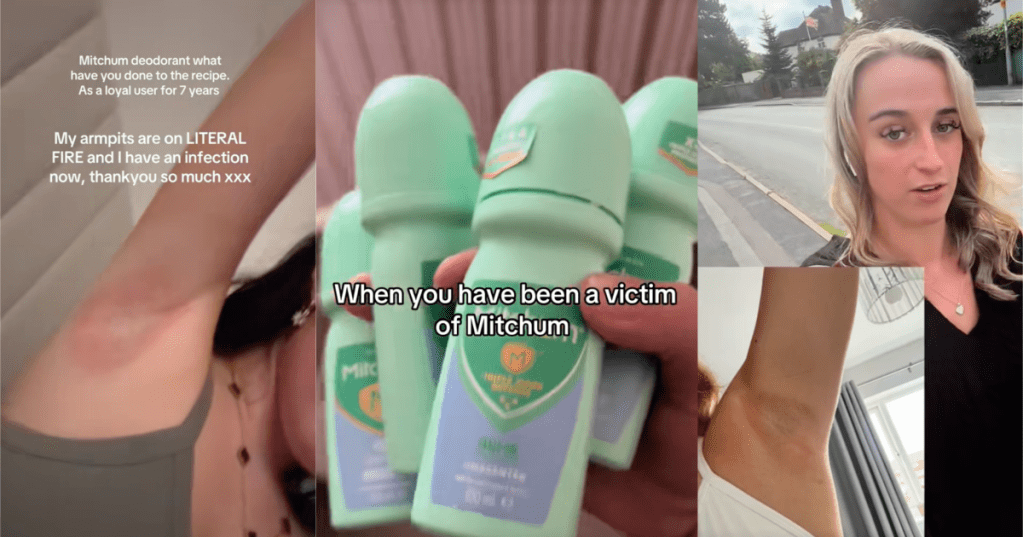 women talking about deodorant