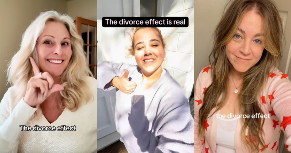 people talking about the divorce effect