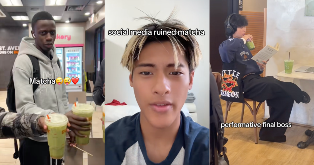 people talking about matcha