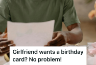Long-Distance Boyfriend Was Asked To Write A Simple Birthday Card As A Gift, But He Delivered A Beautiful, Five-Foot Love Letter Instead