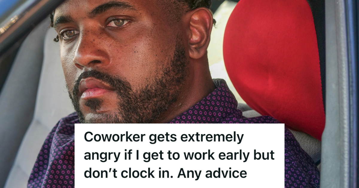 Employee Refused To Work Overtime At His Second Job, So A Nosy Coworker Melted Down And Ran To The Manager man sitting in car