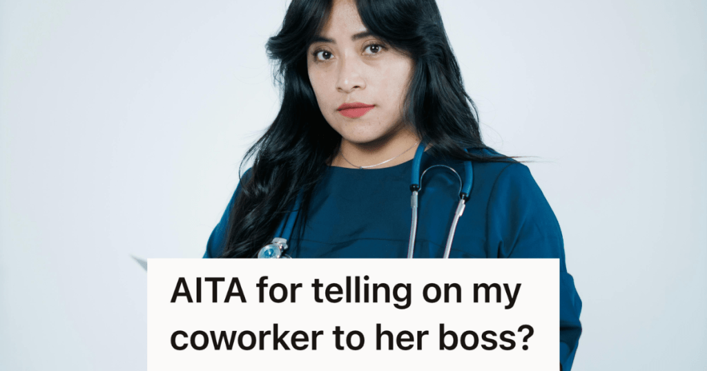 medical worker wearing scrubs