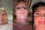 The “Melting Trend” Is Popular And People Are Showing Off Their Double Chins On TikTok