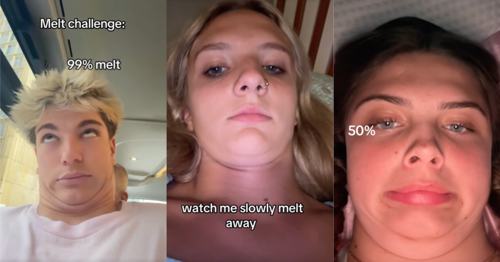 people doing the melting trend