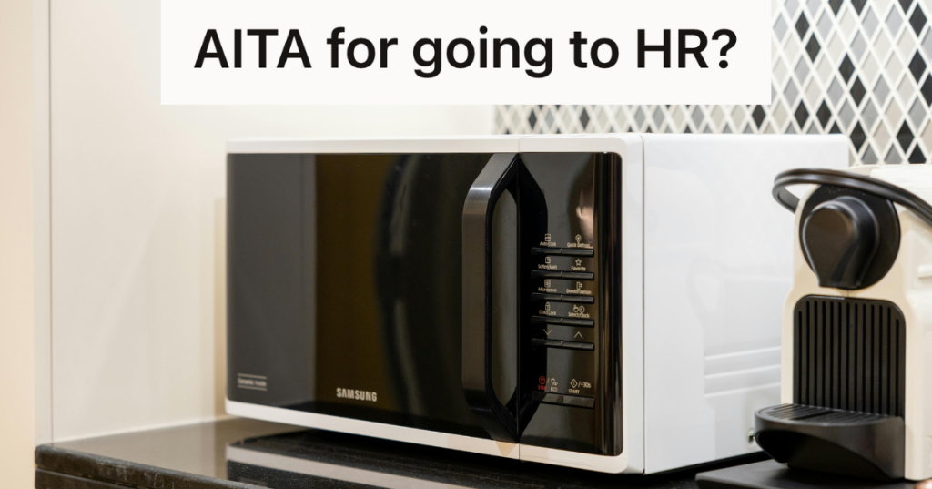 microwave in the break room