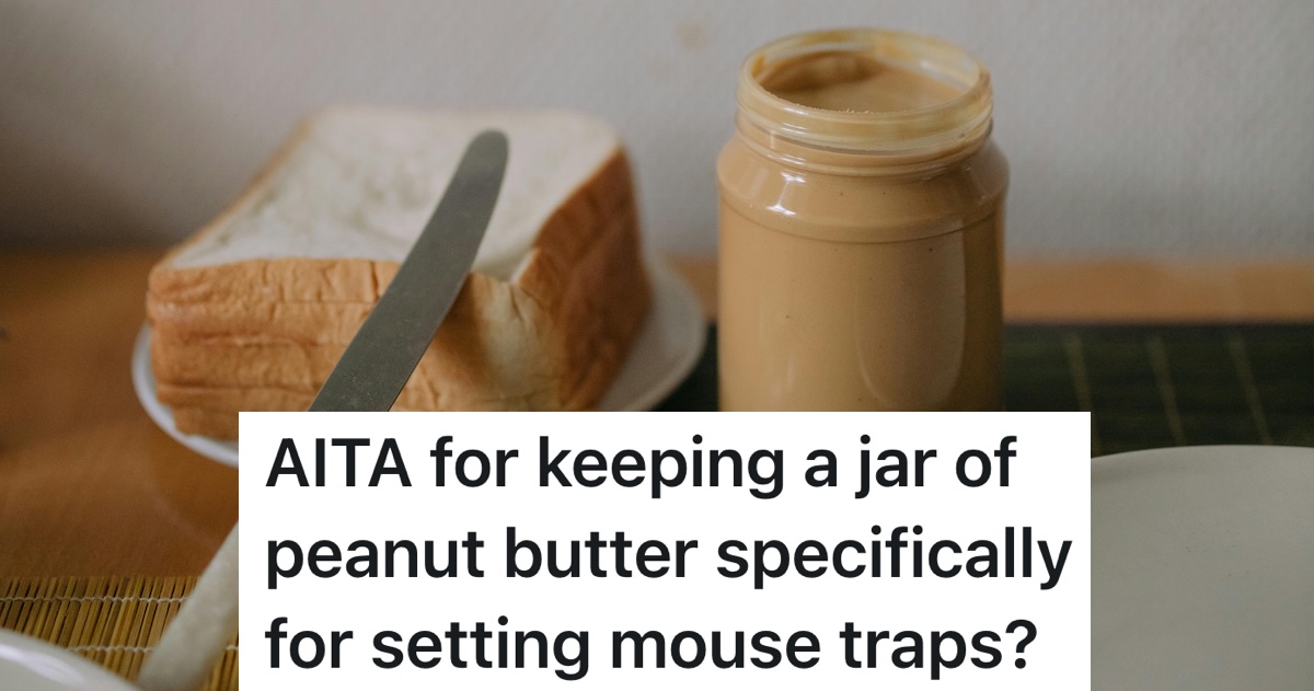 jar peanut butter and white bread with knife