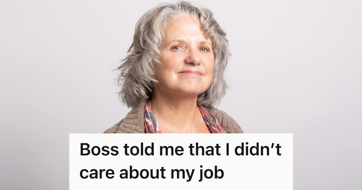 Stranded Employee Spent The Day Towing Her Car And Waiting For New Tires, So When She Missed The Final Hour Of Work, Her Boss Questioned Her Commitment older woman looking at the camera