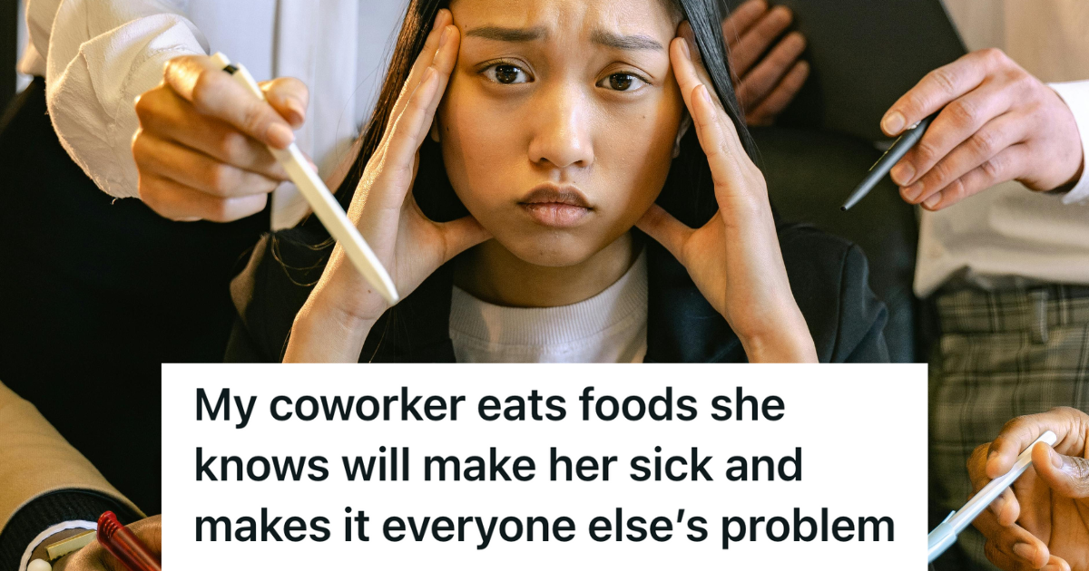 overworked woman at work