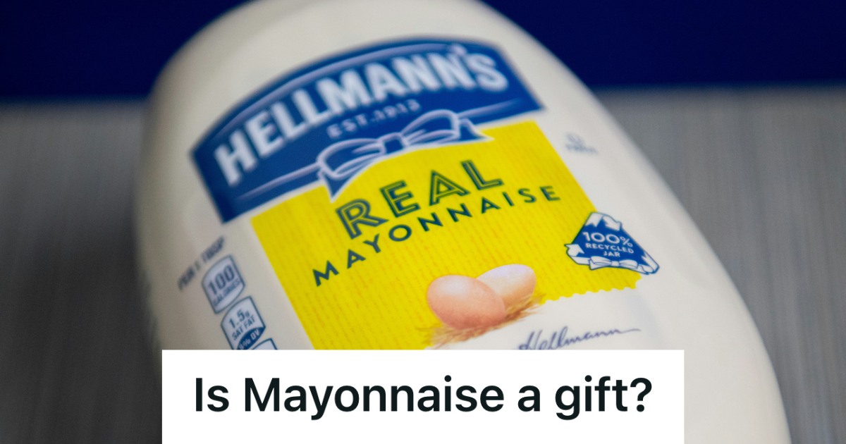 Workplace Joke Escalated In The Group Chat, So One Employee Things Way Too Far With A Packet Of Mayo package of mayonnaise