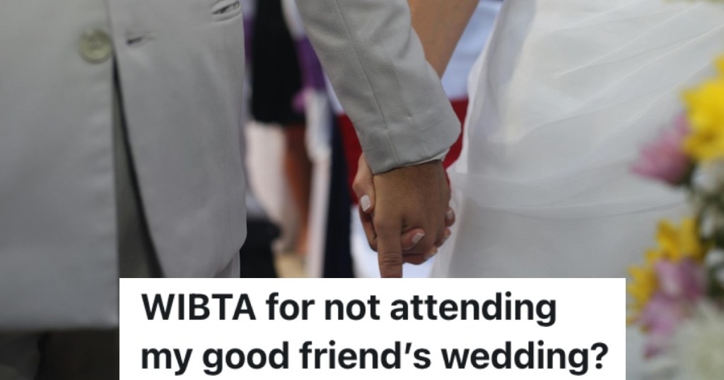 bride and groom holding hands