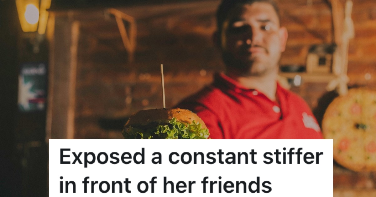 male waiter at a restaurant