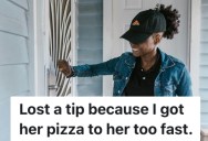 Driver Delivered Her Food Before The Estimated Time, But He Got The Door Slammed In His Face Instead Of A Tip
